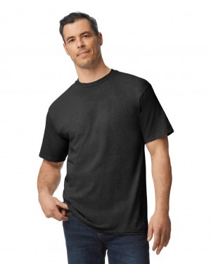 Black Men's Gildan 2000T Tall T-Shirts | FGOR53468