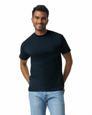 Black Men's Gildan 2000 T-Shirts | OJIV12835