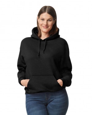 Black Women's Gildan 12500 Hoodie | KXFR60475