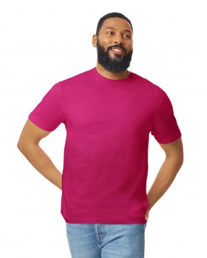 Cardinal Red Men's Gildan 64000 T-Shirts | PVKB12784