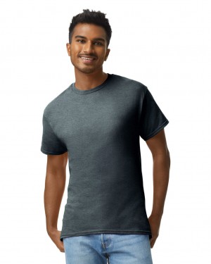 Dark Heather Men's Gildan 2000 T-Shirts | WDMP93480