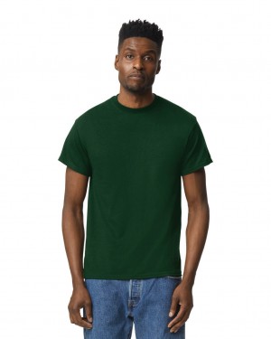 Forest Green Men's Gildan 8000 T-Shirts | FVYG14027