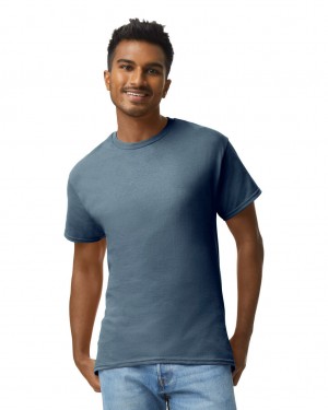 Heather Navy Men's Gildan 2000 T-Shirts | LRET71985