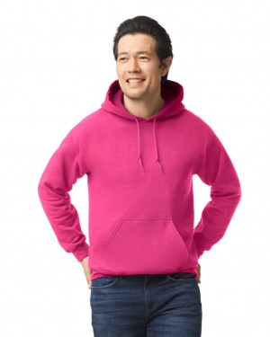 Heliconia Men's Gildan 18500 Hoodie Sweatshirt | UEKW36027