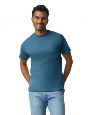 Indigo Blue Men's Gildan 2000 T-Shirts | SVYJ18097