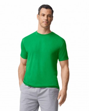 Irish Green Men's Gildan 42000 T-Shirts | ZVKF78451