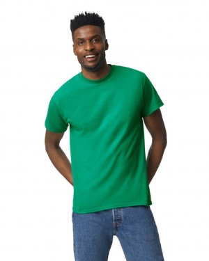 Kelly Green Men's Gildan 8000 T-Shirts | MCBV96732