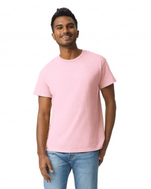 Light Pink Men's Gildan 2000 T-Shirts | KWFU64897