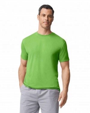 Lime Men's Gildan 42000 T-Shirts | MZHJ54017