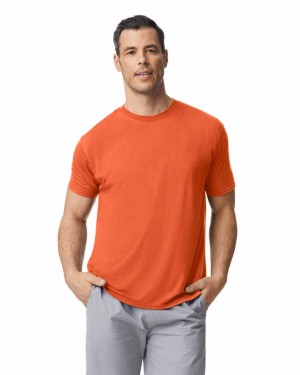 Orange Men's Gildan 42000 T-Shirts | ZORL86792