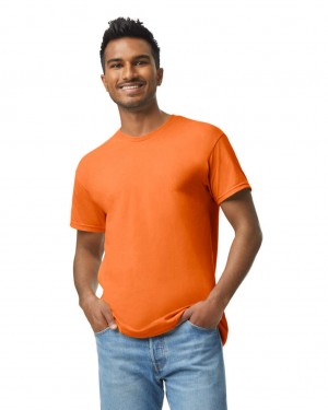 S Orange Men's Gildan 5000 T-Shirts | EKHB78064