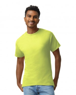 Safety Green Men's Gildan 2000 T-Shirts | ITGQ97148