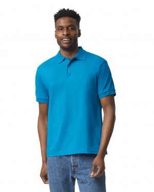 Sapphire Men's Gildan 8800 Polo | XUHQ98437