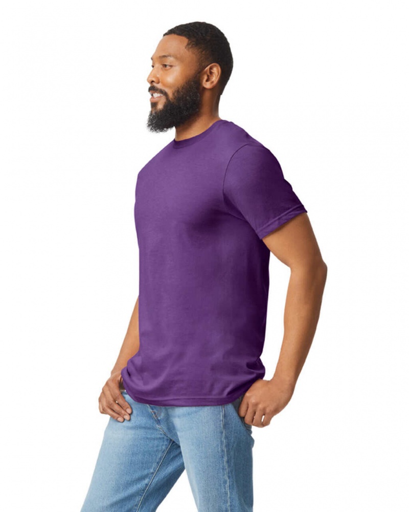 Amethyst Men's Gildan 67000 CVC T-Shirts | SNAL01923