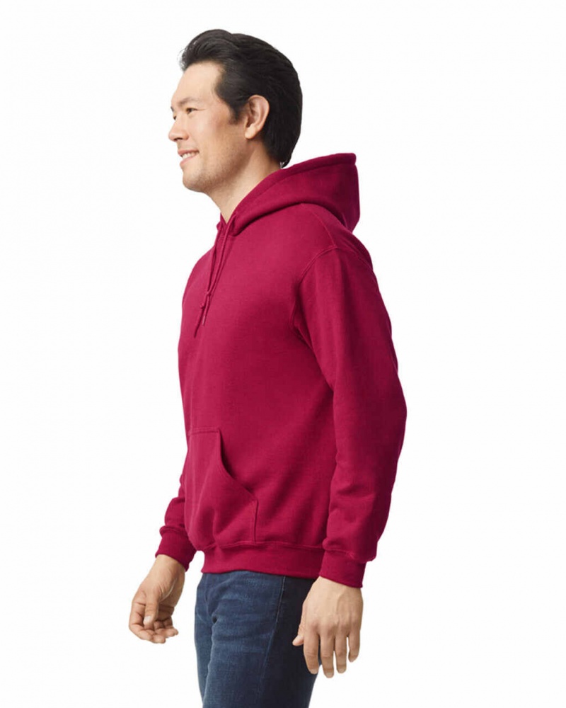 Antique Cherry Red Men's Gildan 18500 Hoodie Sweatshirt | WTPK53819