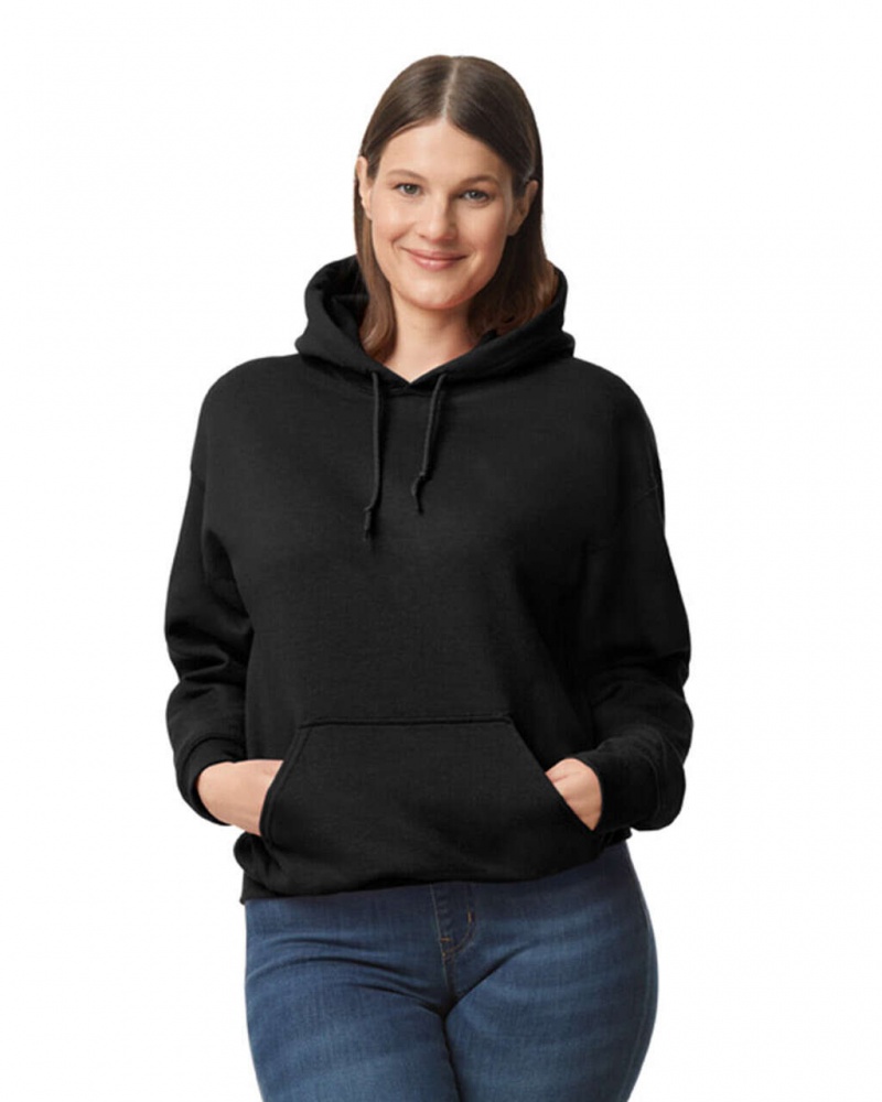 Black Women\'s Gildan 12500 Hoodie | KXFR60475