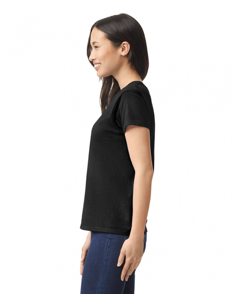 Black Women's Gildan 2000L T-Shirts | QMOA48290