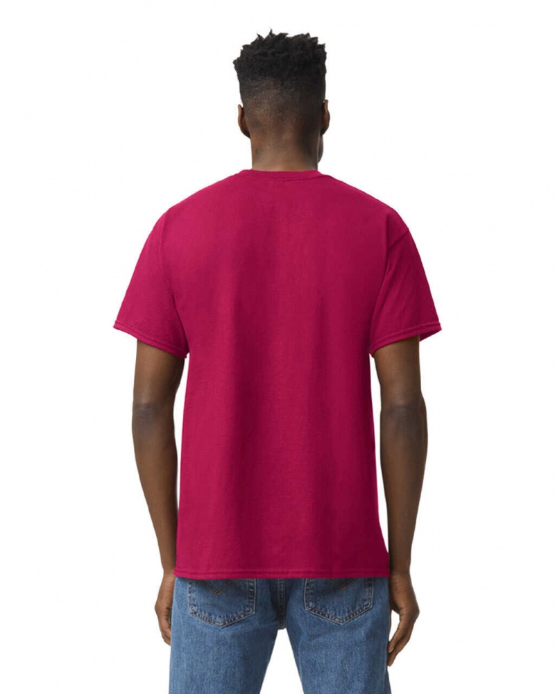 Cardinal Red Men's Gildan 5000 T-Shirts | ERSI53078