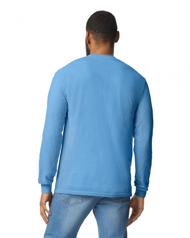 Carolina Blue Men's Gildan 5400 Long Sleeve T-Shirts | GWTB21970