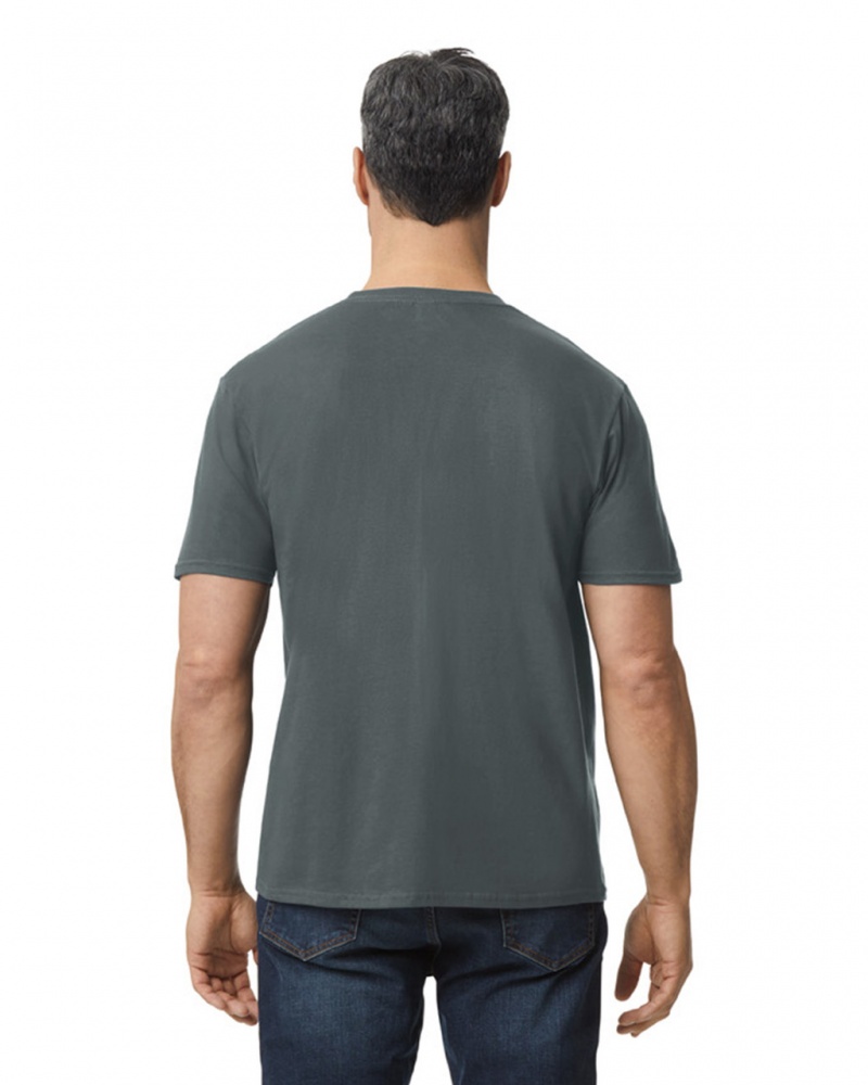 Charcoal Men's Gildan 980 T-Shirts | ZNCD25671