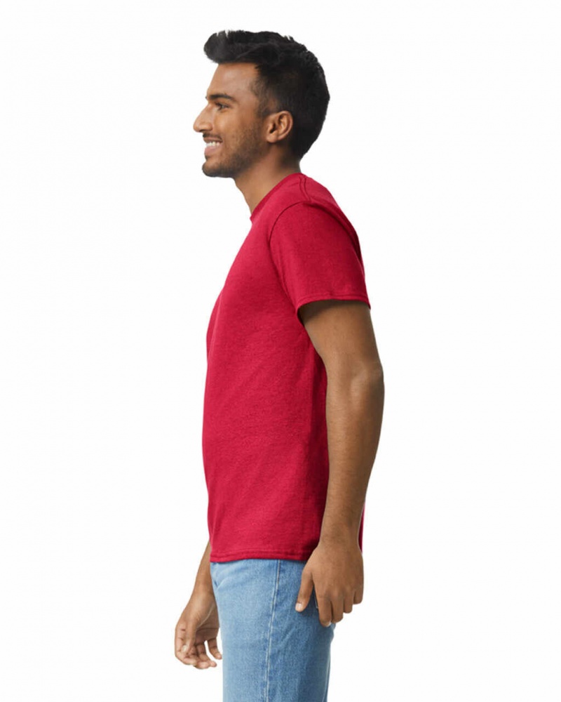 Cherry Red Men's Gildan 2000 T-Shirts | ZAFP30567