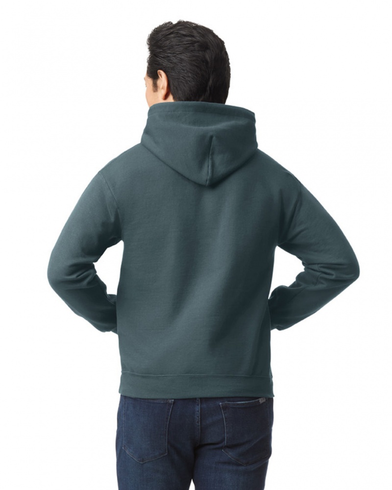 Dark Heather Men's Gildan 18500 Hoodie | ATGS59823