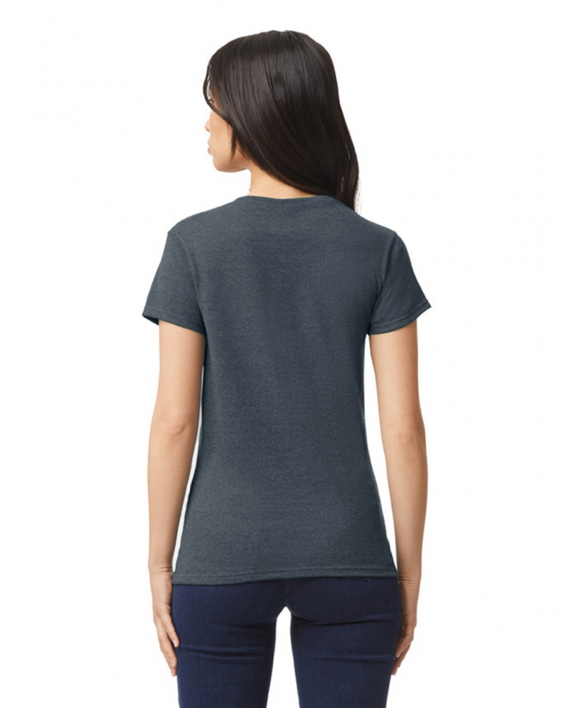 Dark Heather Women's Gildan 5000L T-Shirts | IKHG30162