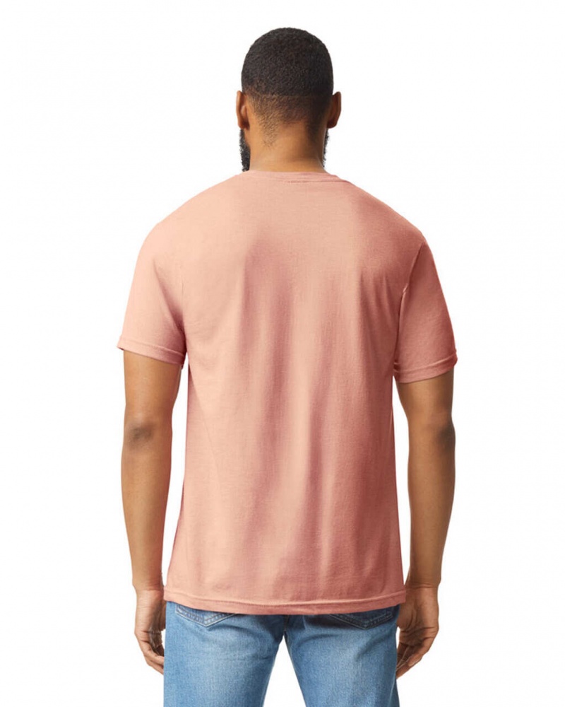 Dusty Rose Men's Gildan 67000 CVC T-Shirts | ZIPQ47695