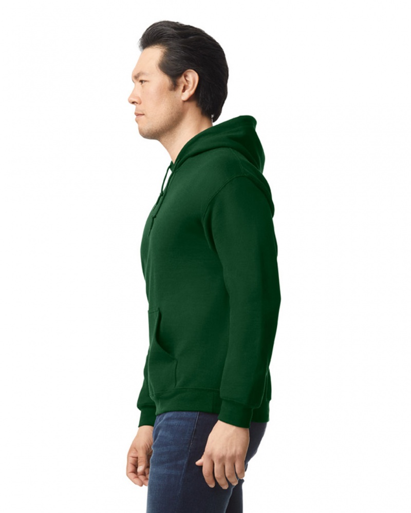 Forest Green Men's Gildan 18500 Hoodie | YECU79804