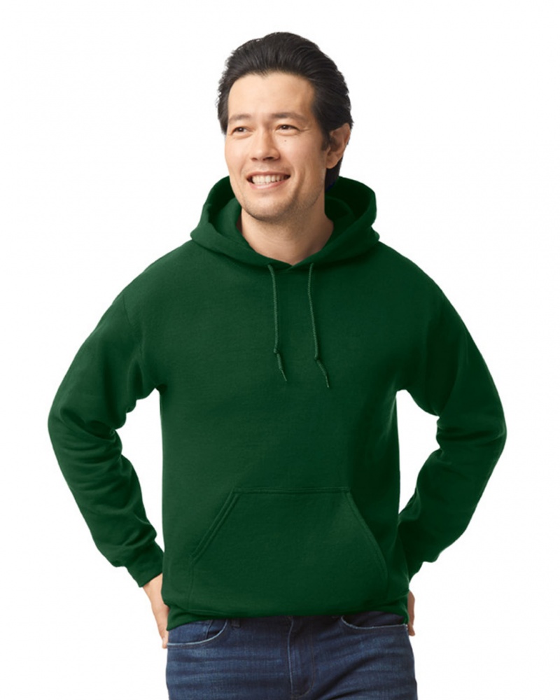 Forest Green Men\'s Gildan 18500 Hoodie | YECU79804