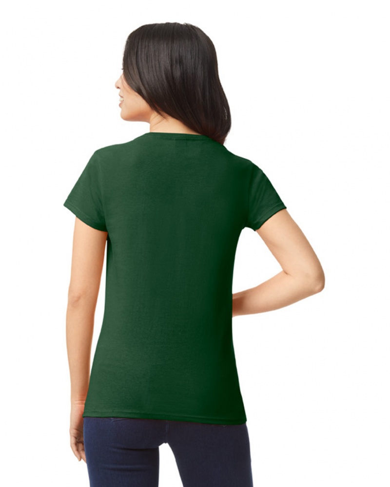 Forest Green Women's Gildan 5000L T-Shirts | TMGY14637