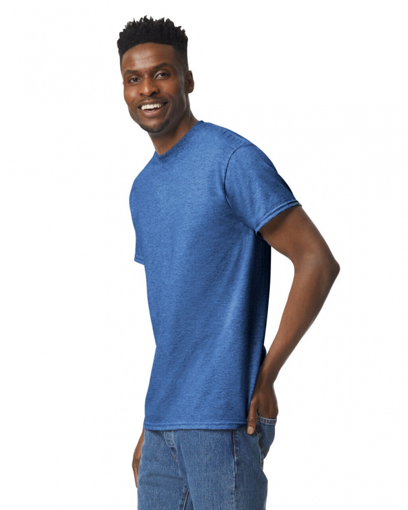 Heather Sport Royal Men's Gildan 8000 T-Shirts | ZNRM59086