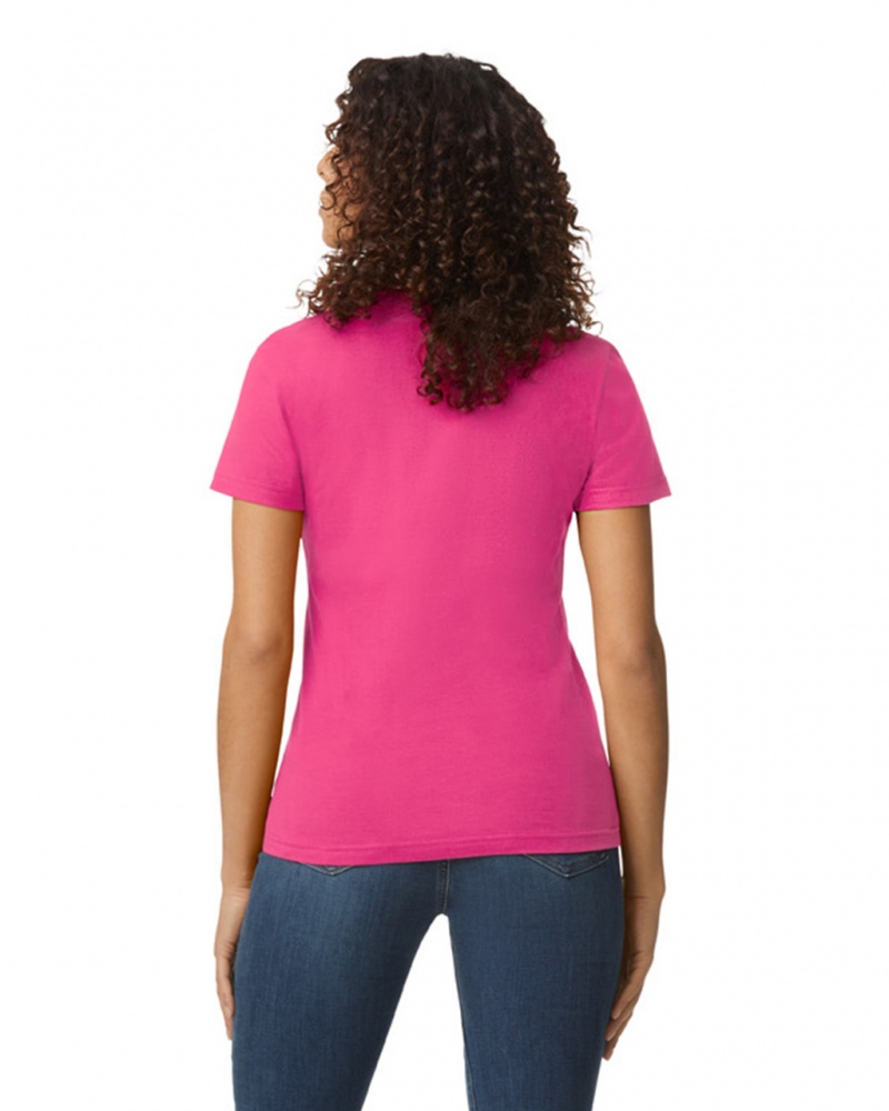 Heliconia Women's Gildan 65000L Midweight T-Shirts | BCDZ25814