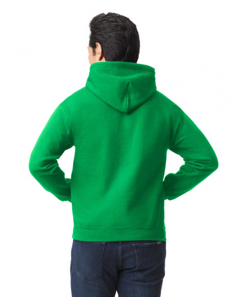 Irish Green Men's Gildan 18500 Hoodie Sweatshirt | EHFV35294