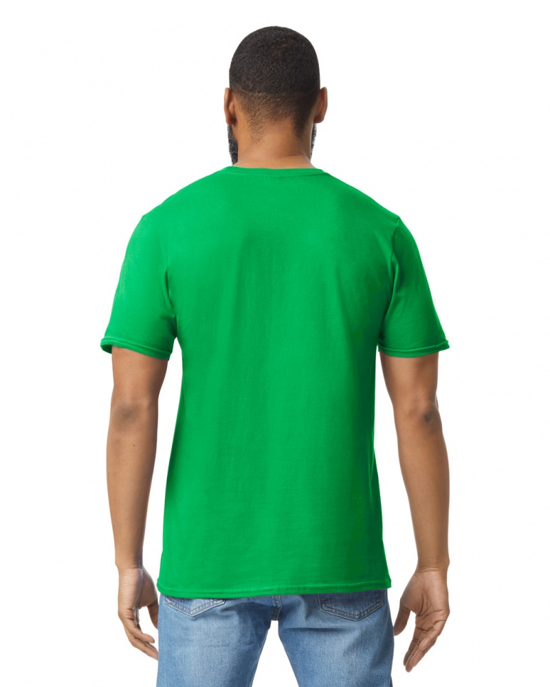 Irish Green Men's Gildan 64000 T-Shirts | VRAT98461