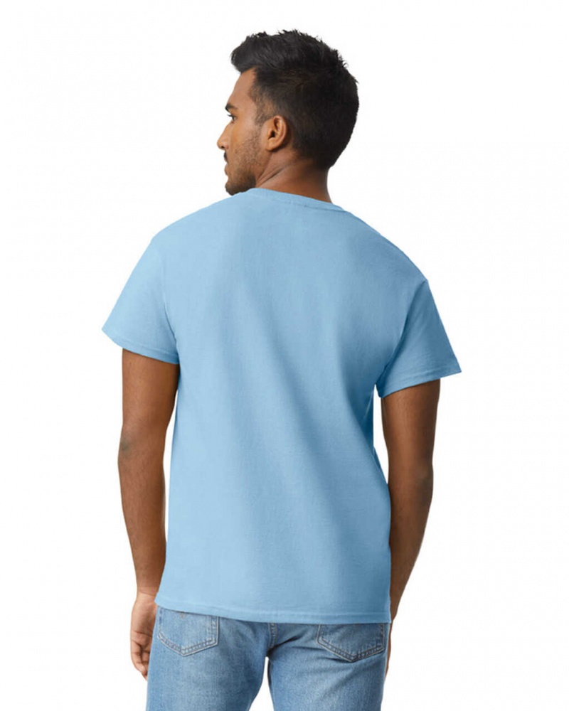 Light Blue Men's Gildan 2000 T-Shirts | HIAQ70153