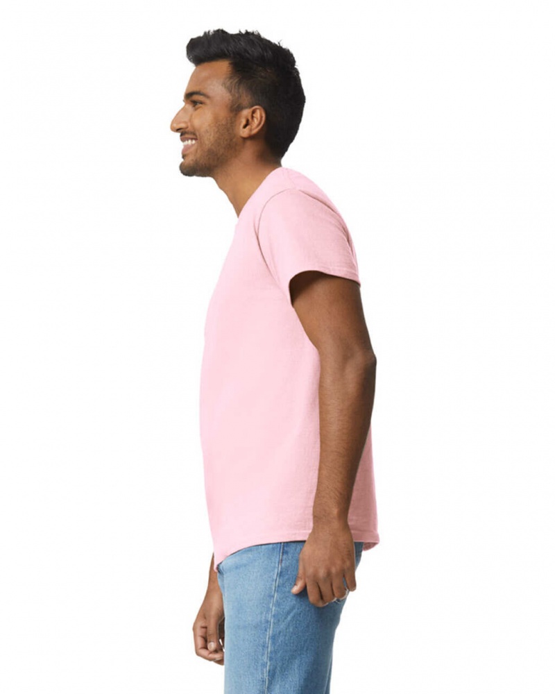 Light Pink Men's Gildan 2000 T-Shirts | KWFU64897