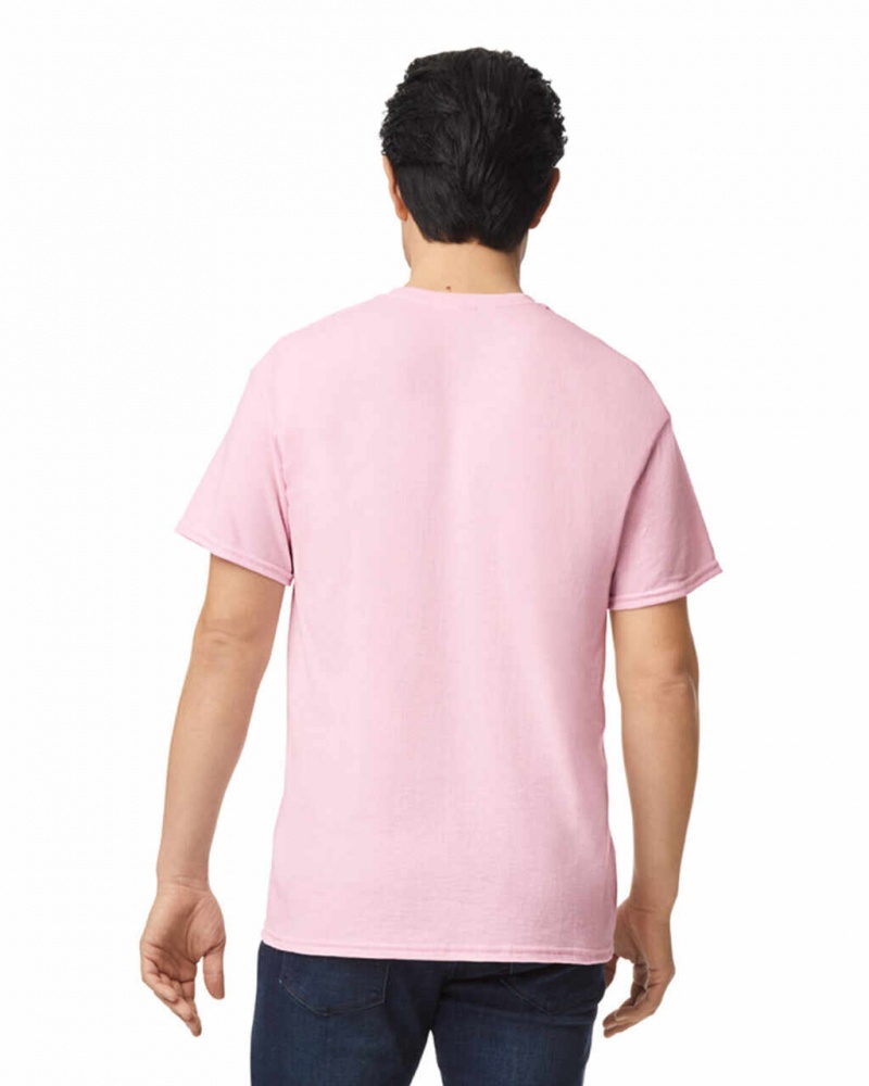 Light Pink Men's Gildan 8000 T-Shirts | DFUL54386