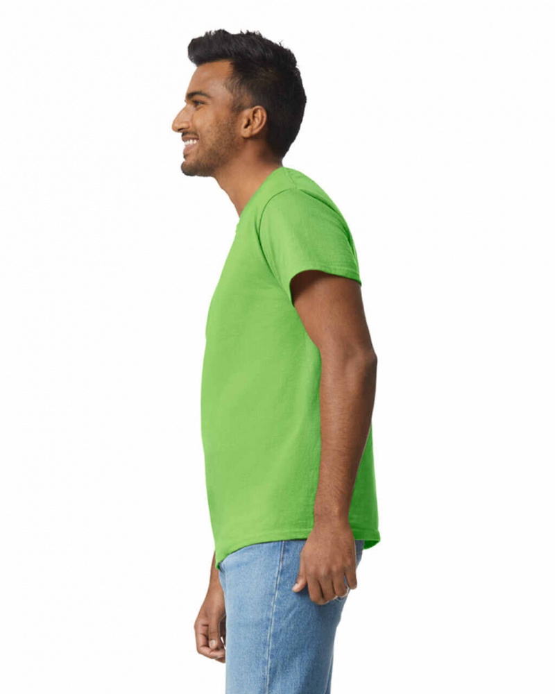 Lime Men's Gildan 2000 T-Shirts | XCKE37085