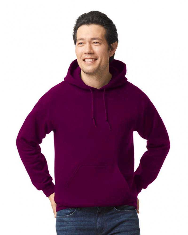 Maroon Men\'s Gildan 18500 Hoodie | VCPT15097