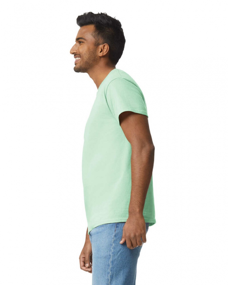 Mint Green Men's Gildan 2000 T-Shirts | SIPT01476