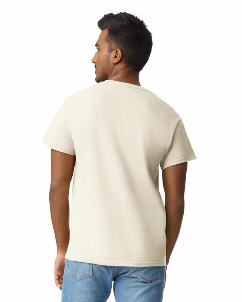 Natural Men's Gildan 2000 T-Shirts | SDRK73640