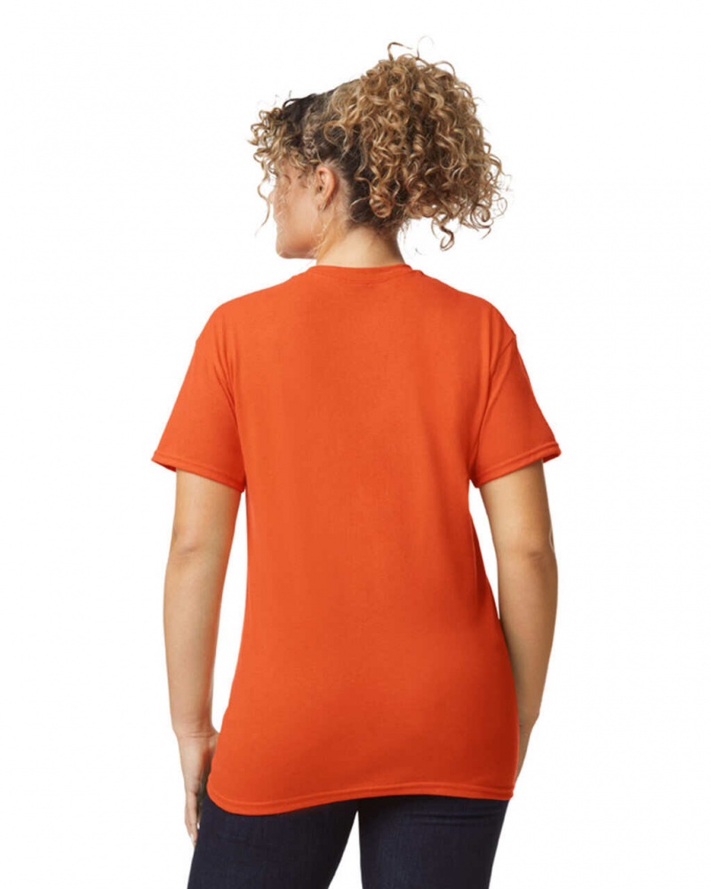 Orange Women's Gildan 8000 T-Shirts | MTGK10758