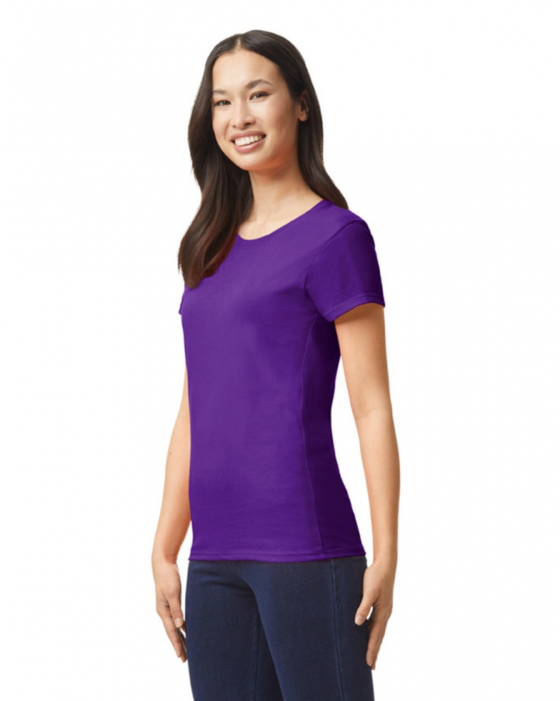 Purple Women's Gildan 5000L T-Shirts | JDAE58621