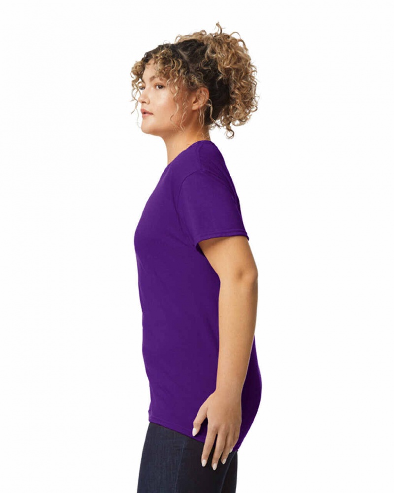 Purple Women's Gildan 8000 T-Shirts | KHRZ21689