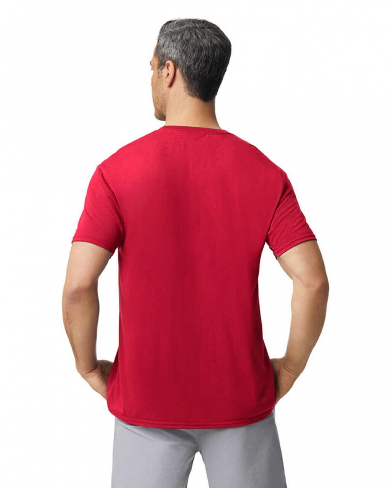 Red Men's Gildan 42000 T-Shirts | ODXQ92470