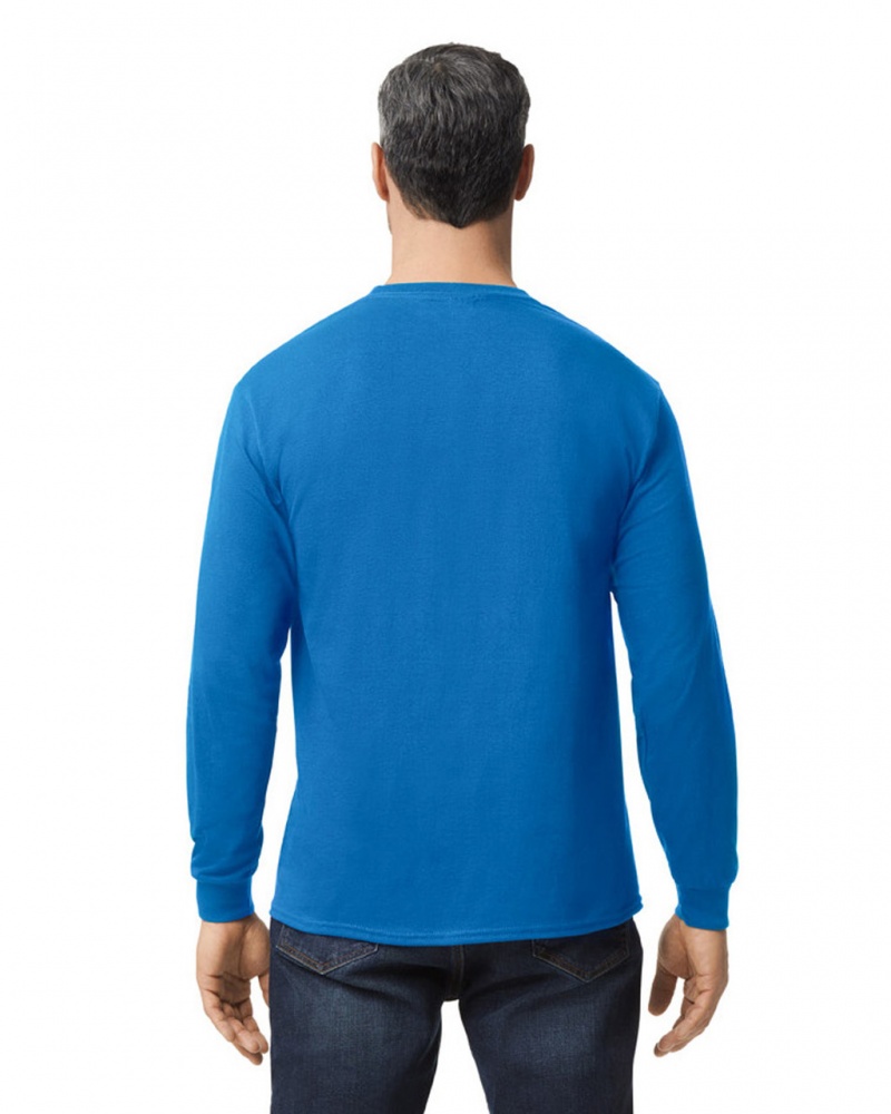 Royal Men's Gildan 5400 Long Sleeve T-Shirts | RNHO47910