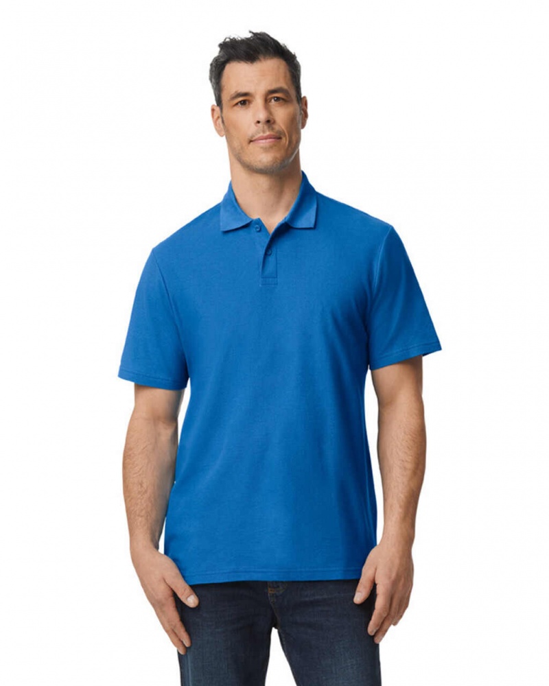 Royal Men\'s Gildan 64800 Pique Polo | RBWM42079