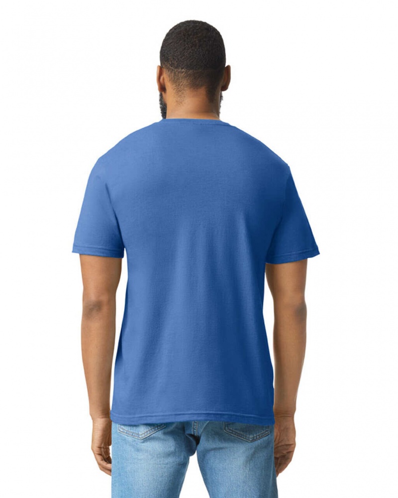 Royal Mist Men's Gildan 67000 CVC T-Shirts | GETL21863