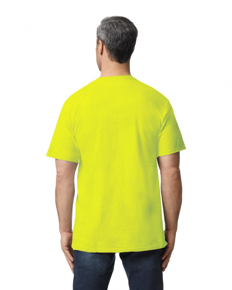 Safety Green Men's Gildan 2000T Tall T-Shirts | TVMO85467